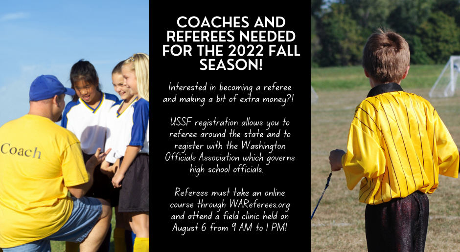 2022 Referees Clinic will be held on August 6